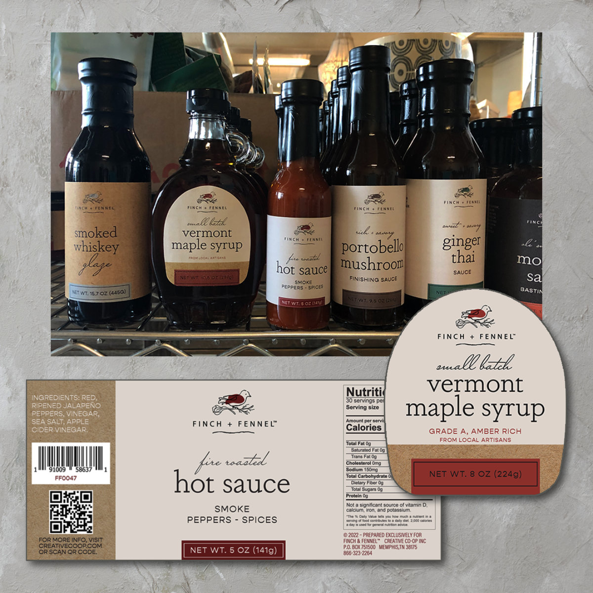 Finch + Fennel | Packaging & Product Launch Assets
